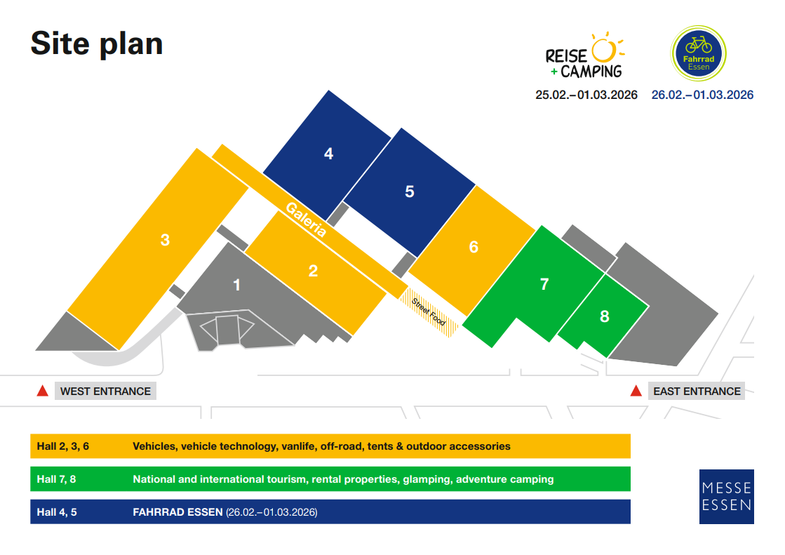 Fahrrad Essen: 
		Siteplan
	