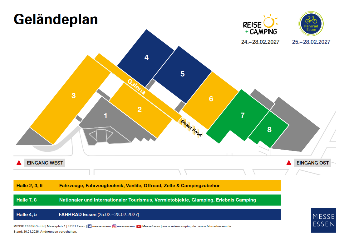 Fahrrad Essen: 
		Geländeplan 2027
	